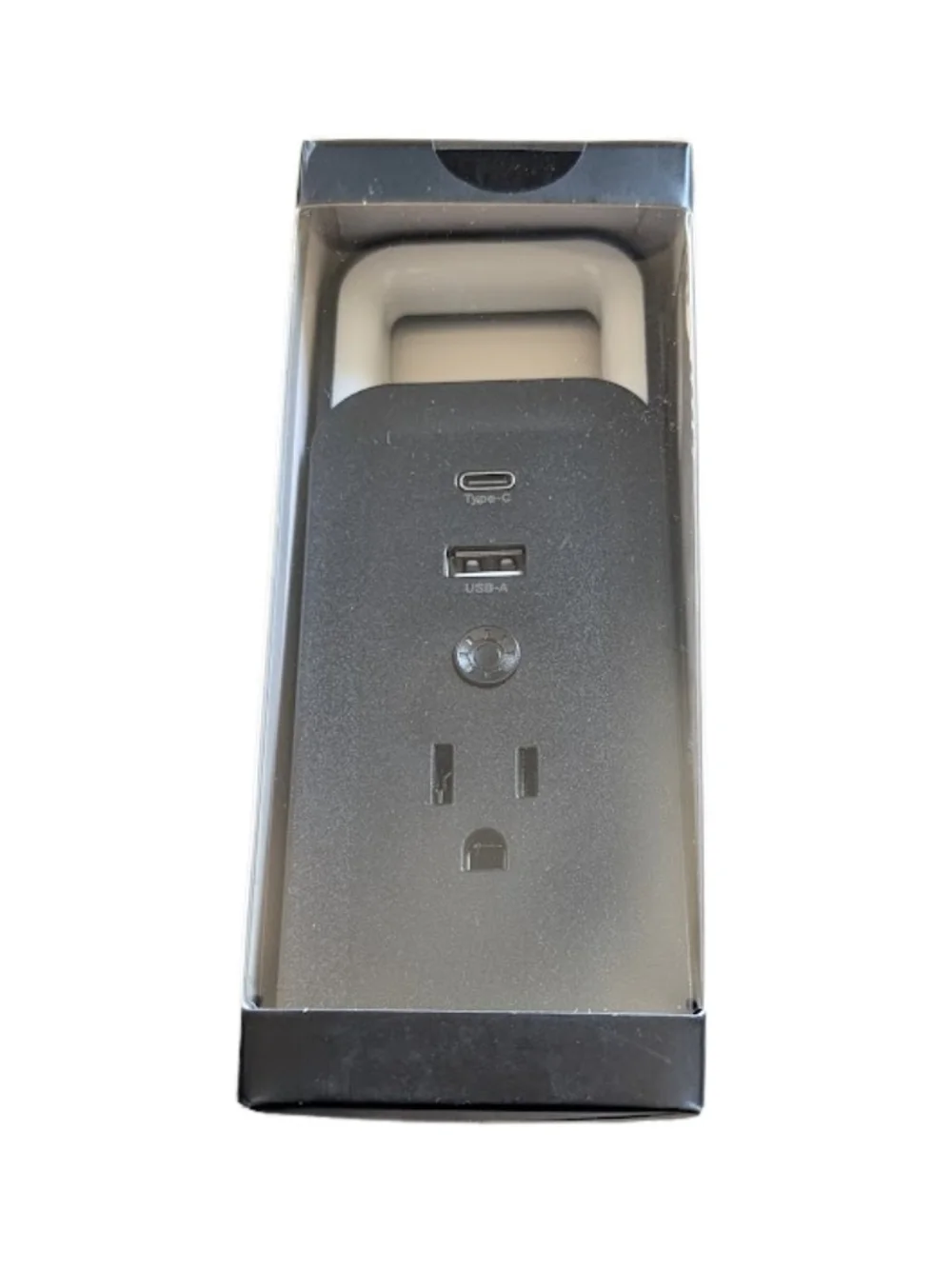 12W 3-in-1 Desktop Charging Station with LED Night Light - Black